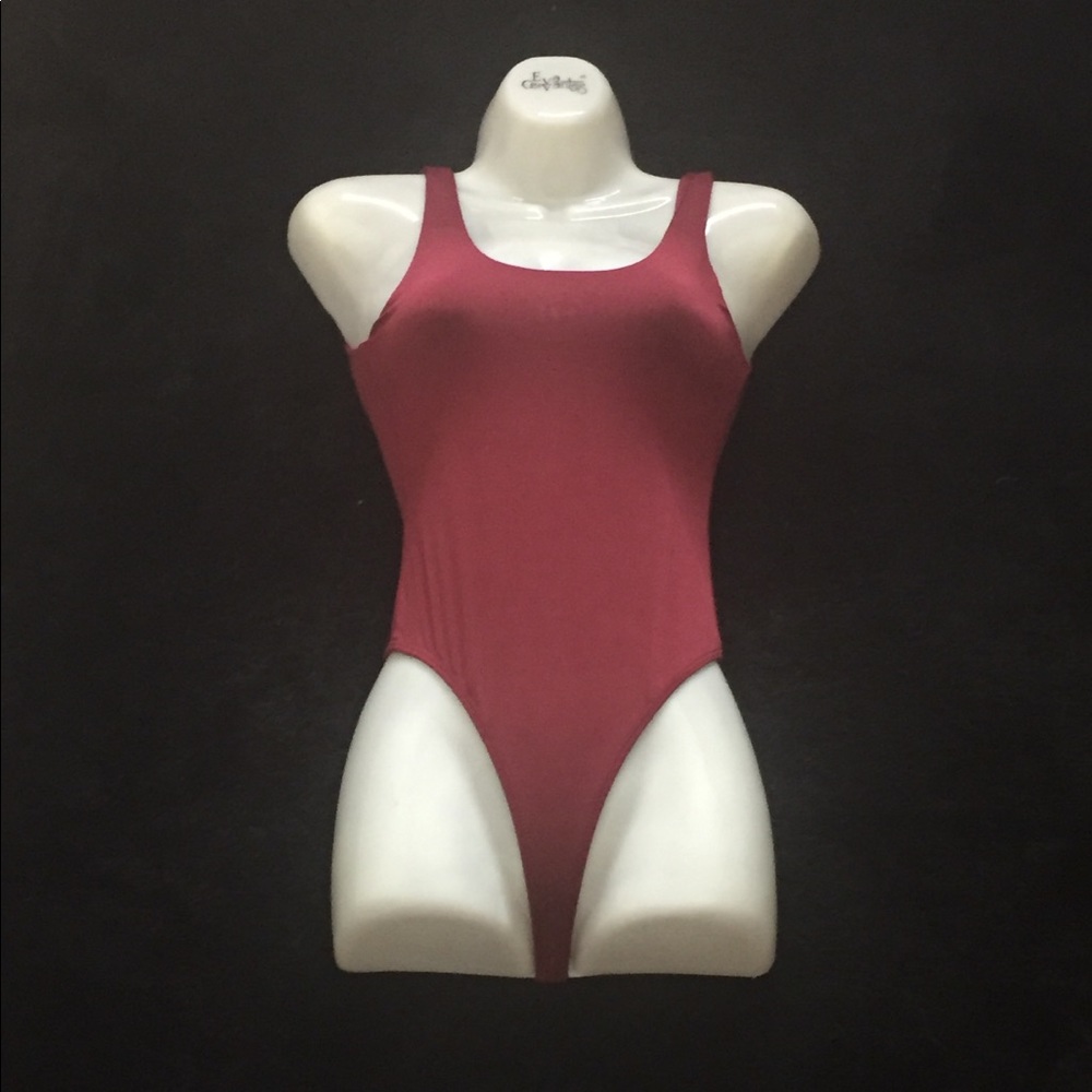 Cherry red bodysuit